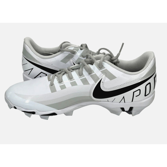 Nike‎ FASTFLEX VAPOR Size 11 Pro Football Cleats White w SILVER Laced DQ5114-100 main image 5